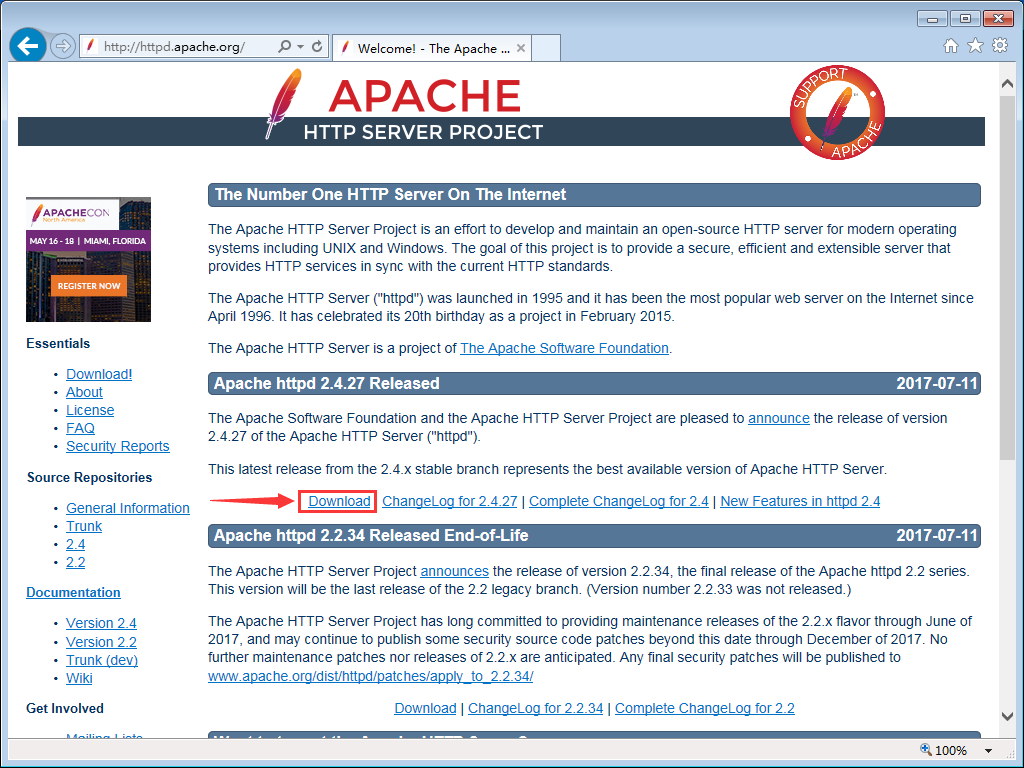 Apache stay hungry stay foolish 